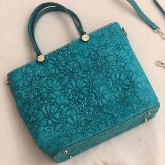 SOLD Borse Italian Leather Shoulder Bag Handbag - Picture 5 of 8